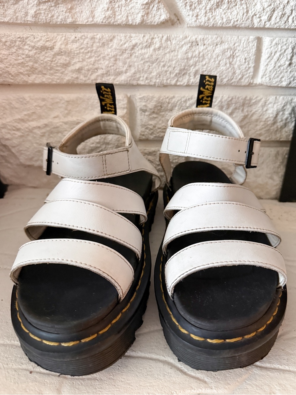 Dr. martens Blaire Patent Leather Strap Sandals Gladiator Sandals size 41